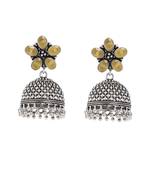 Yellow Festival Plain Danglers Drops