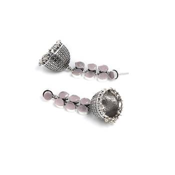 Pink Plain Wedding Danglers Drops 4