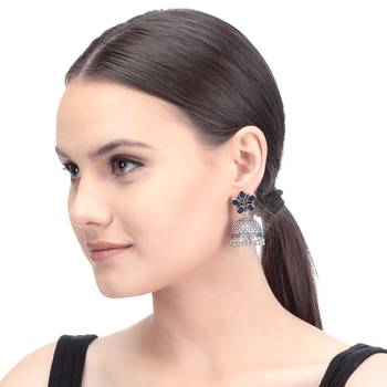 Blue Bridal Plain Danglers Drops 2