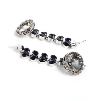 Blue Plain Casual Danglers Drops 4