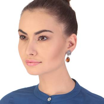 Yellow Bridal Plain Danglers Drops 2