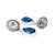 Blue Wedding Plain Danglers Drops