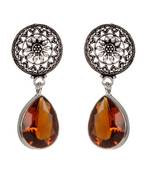 Yellow Plain Casual Danglers Drops