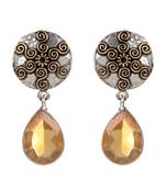 Yellow Plain Party Danglers Drops