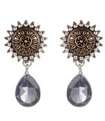 Purple Casual Plain Danglers Drops