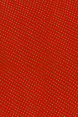 Red printed georgette saree with blouse 4