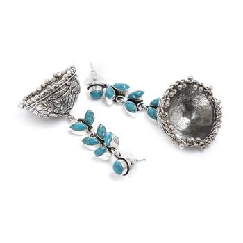 Green Plain Bridal Jhumkas 3