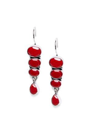 Silver Festival Plain Danglers Drops 2