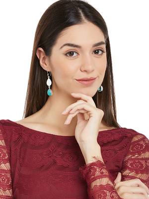 Silver Bridal Plain Danglers Drops 2