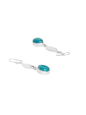 Silver Bridal Plain Danglers Drops 3