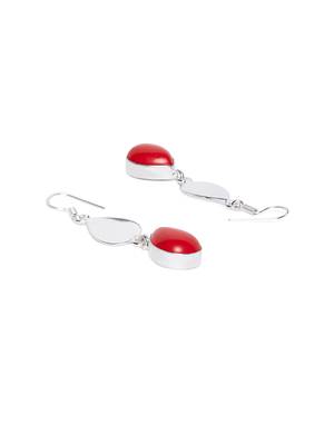 Silver Festival Plain Danglers Drops 4