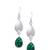 Silver Wedding Plain Danglers Drops