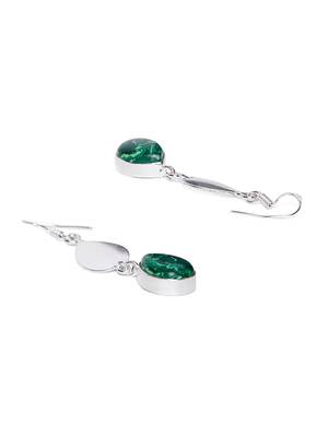 Silver Wedding Plain Danglers Drops 4