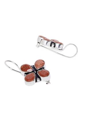 Orange Bridal Plain Danglers Drops 3