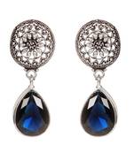 Blue Festival Plain Danglers Drops