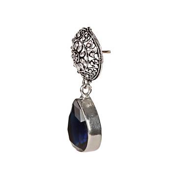Blue Festival Plain Danglers Drops 3