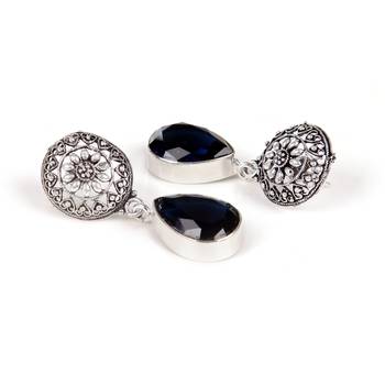 Blue Festival Plain Danglers Drops 4