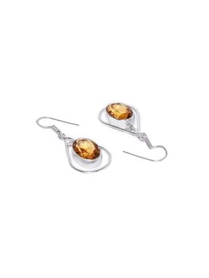 Yellow Festival Plain Danglers Drops 4