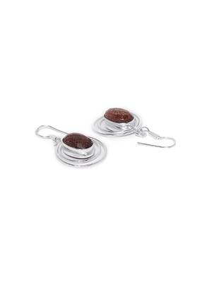 Brown Party Plain Danglers Drops 4