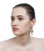 Gold Bridal Kundan Danglers Drops
