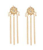 Gold Bridal Kundan Danglers Drops