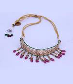 Gold sapphire   necklaces