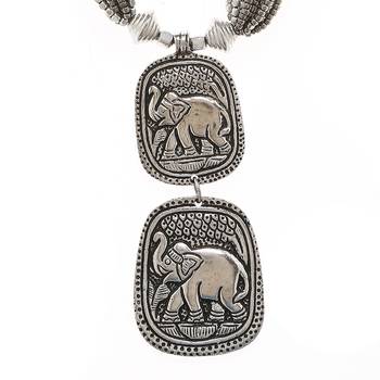 Silver Plain Casual Necklaces 4