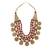 Red Plain Casual Necklaces