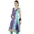 Blue Kundan Work cotton unstitched salwar with dupatta