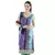 Blue Kundan Work cotton unstitched salwar with dupatta