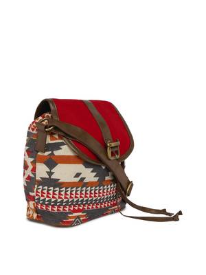 Red and blue Aztec back pack 2