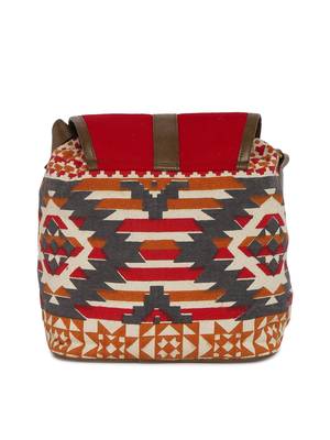 Red and blue Aztec back pack 4