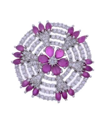 Silver With Diamond Stylish Ring 1