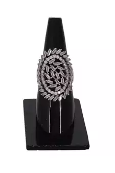 Diamond Silver Designer Ring