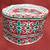 Red embroidered muslim prayer cap