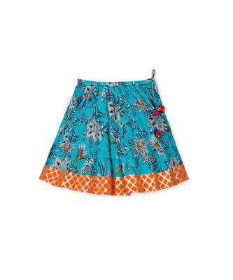 pink printed cotton stitched kids tops 5