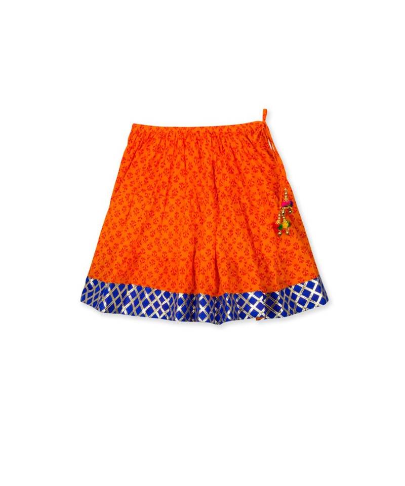 pink printed cotton stitched kids tops