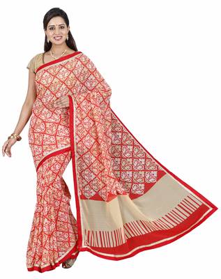 CLASSICATE fom the house of The Chennai Silks Women's Multicolor Bhagalpuri Saree With Blouse 2