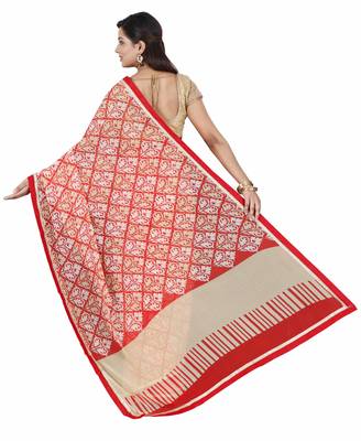 CLASSICATE fom the house of The Chennai Silks Women's Multicolor Bhagalpuri Saree With Blouse 3
