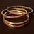 Ruby Stone Embellished Two Pairs of Bangles for Women