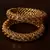 Stone Embellished Copper Made Gheru Look Pair of Designer Bangles