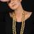 Gold Beads Long Necklace