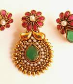 Gorgeous Multi-Color Pendant Set