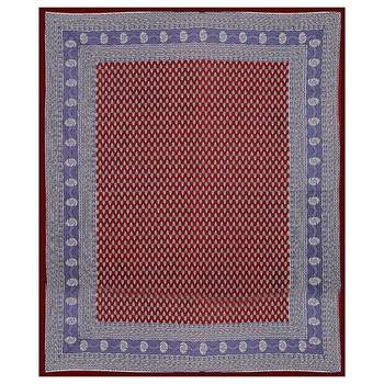 Printed Maroon Cotton King Size Double Bed Sheet with 2 Pillow Cover 2