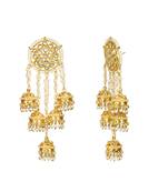 Gold Kundan Earrings