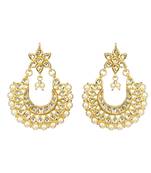 Gold Kundan Earrings