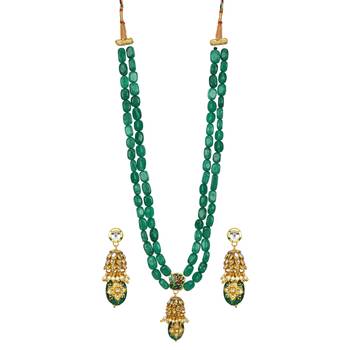 Green Onyx Necklace Sets 1