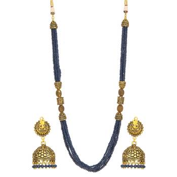 Blue Onyx Necklace Sets 1