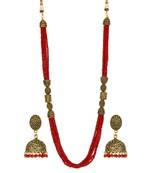 Maroon Onyx Necklace Sets