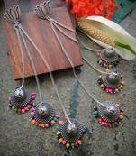 Multilayered Jhumka With Lotus Studs